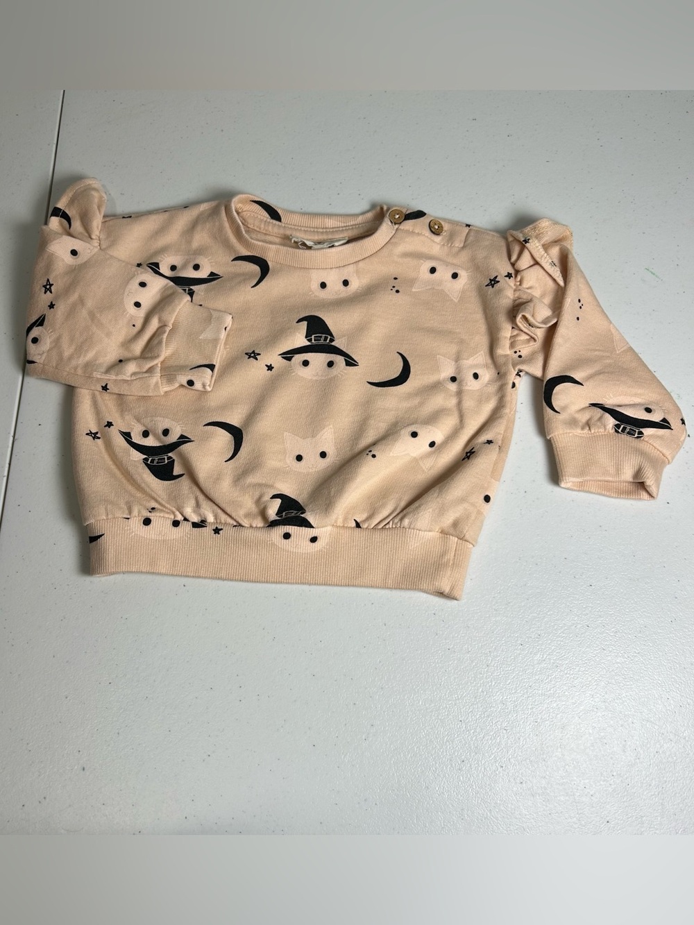 🎃Jessica Simpson Halloween 2 Piece Outfit Sweatsuit Size 18 Months - Picture 6 of 12